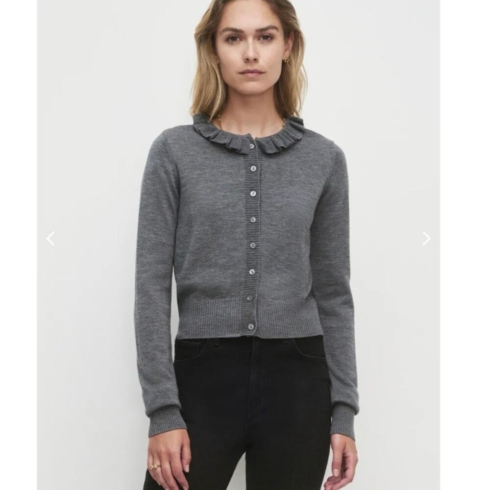 NWOT Favorite Daughter The Meet the Parents Cardigan in Gray SZ S